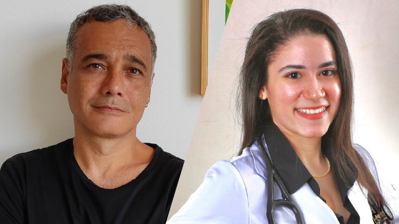 O papo com o cientista que pesquisa sobre sonhos terá mediação da estudante de Medicina da Unifor, Raquel Queiroz (Fotos: Luiza Mugnol/ Acervo Pessoal)