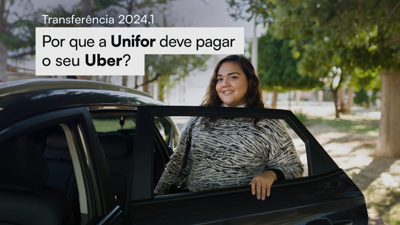 Serão premiados os autores das cinco respostas mais criativas para a pergunta: “Por que a Unifor deveria fornecer viagens gratuitas de Uber para você se deslocar até o campus?”