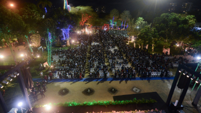 O evento reúne os concludentes dos cursos de graduação e pós-graduação stricto sensu (Foto: Ares Soares)