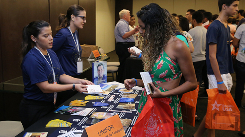 A Feira EducationUSA ocorre todos os anos e ganha sua primeira edição virtual em 2020 (Foto: Ares Soares)