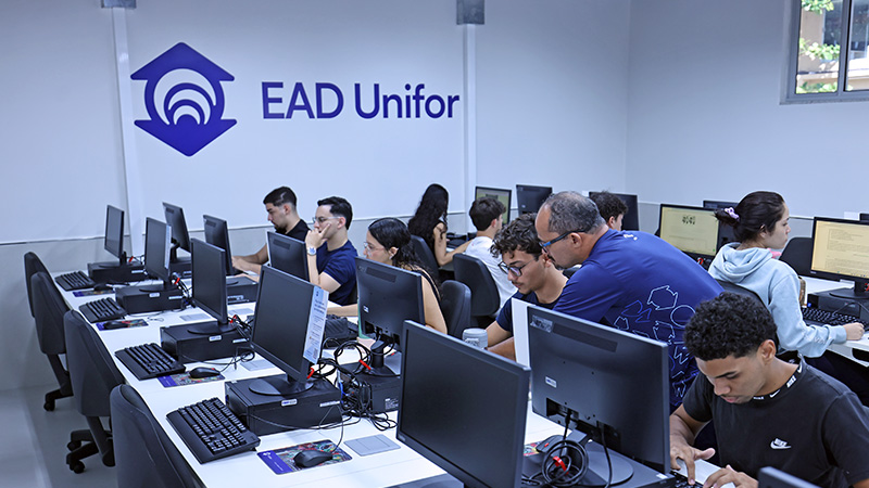 A Unifor conta com 12 cursos EaD nas áreas de gestão e tecnologia. Foto: Ares Soares