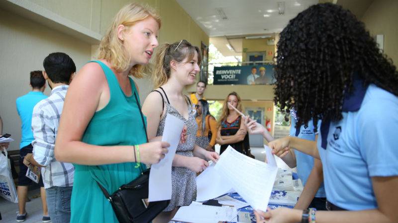 Alunos estrangeiros vêm à Unifor semestralmente através do Buddy Program (Foto: Ares Soares/Unifor)