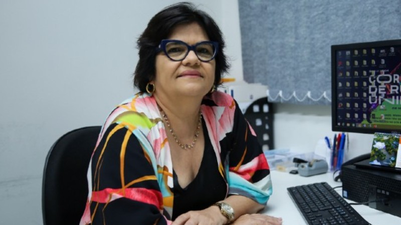 Professora Terezinha Joca, coordenadora do Programa de Apoio Psicopedagógico da Unifor, o PAP (Foto: Ares Soares)
