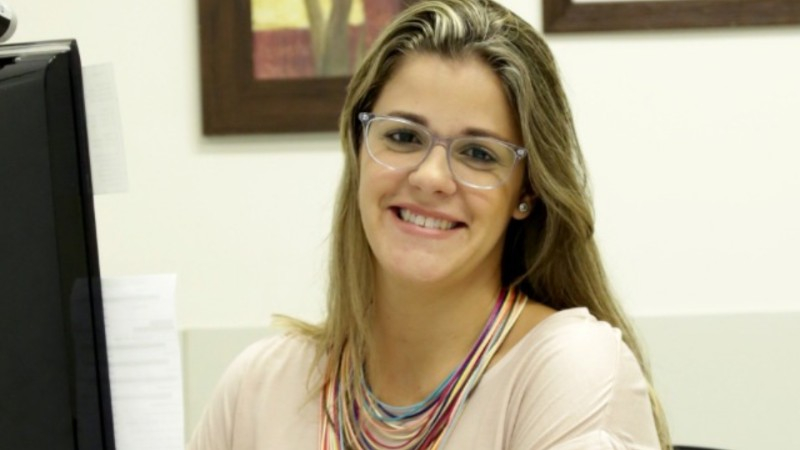 Andrea Chagas é coordenadora do Núcleo de Tecnologias Educacionais (NTE) da Unifor. (Foto: Ares Soares)