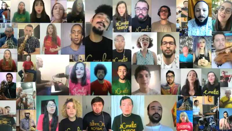 Grupos de arte da Unifor se uniram virtualmente para apresentar um arranjo especial de “Amanhã”, canção de Guilherme Arantes, no intuito de trazer positividade no atual momento que o mundo vive.