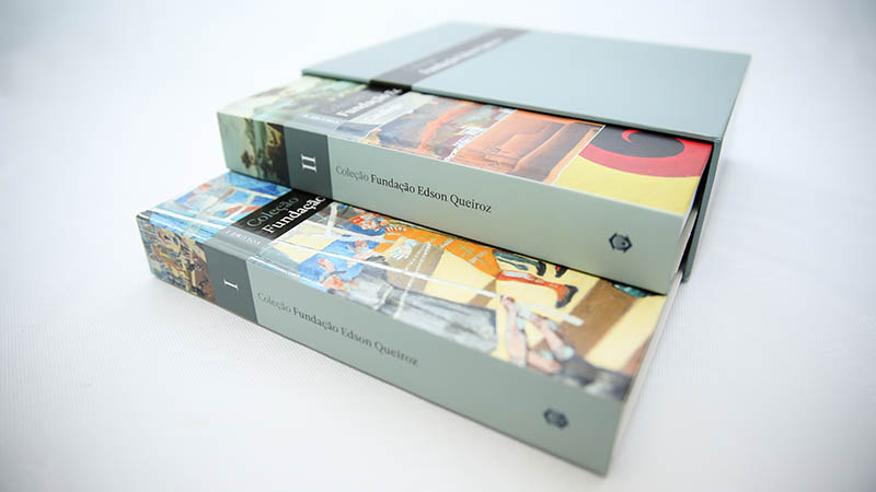 Os volumes reúnem 870 obras de um dos mais importantes e abrangentes acervos do Brasil, distribuídas em 864 páginas.  Foto: Ares Soares.