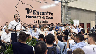 Abertura oficial do evento na tarde de quarta-feira, 13 de junho (Foto: Davi Pinheiro/ Governo do Ceará)