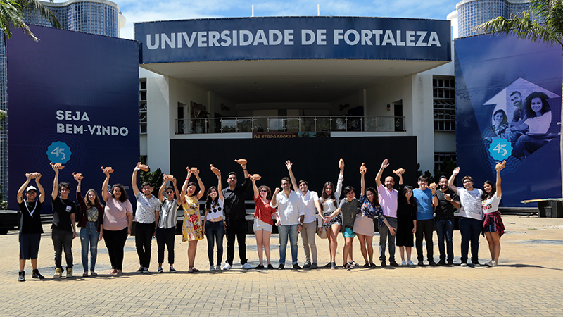 Os alunos da Unifor concorreram com alunos das principais universidades do Nordeste e conquistaram 16 prêmios na Expocom. Foto: Ares Soares.