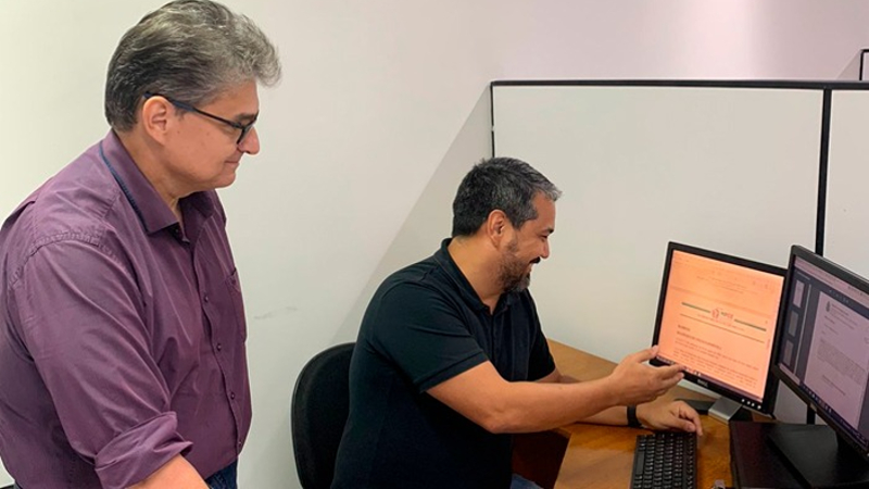 A parceria entre o Ministério Público do Estado do Ceará (MPCE) e o Núcleo de Práticas Jurídicas da Unifor é mantida desde 2019 (Foto: MPCE/ASCOM)