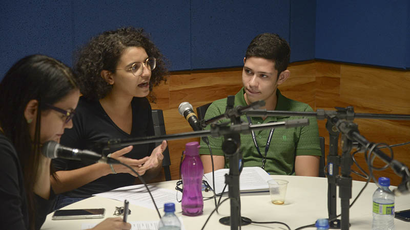 Com o intuito de divulgar e debater a produção científica que acontece dentro da Universidade de Fortaleza, é lançado, em outubro o podcast Uniforcomunica: ciência no Campus. Foto: Thiago Ferreira/FotoNic.