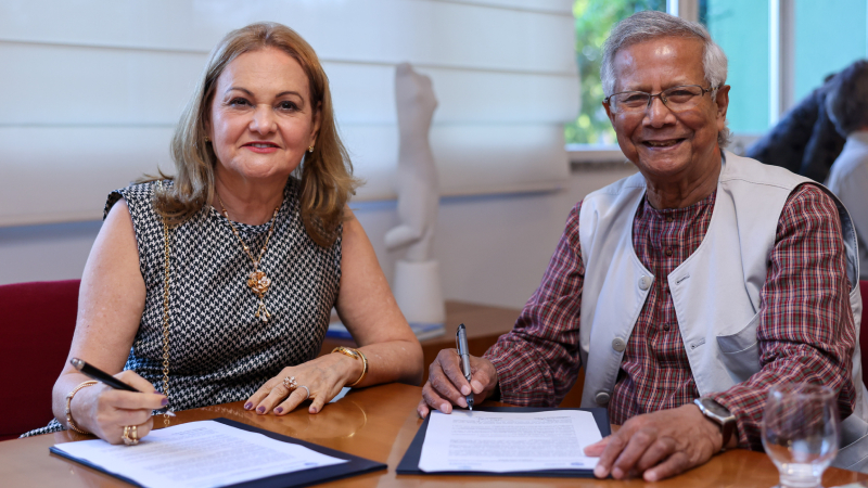 Por meio do protocolo de intenções, a instituição e a entidade reafirmam a visão compartilhada de um mundo mais inclusivo e sustentável (Foto: Ares Soares)