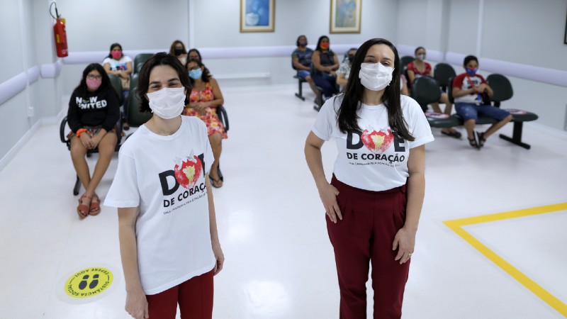As nutricionistas Aline Lacerda e Ana Paula Queirós. (Foto: Ares Soares)