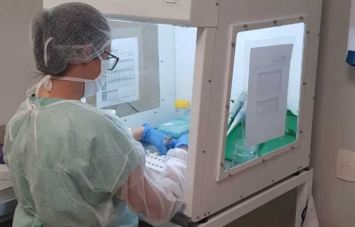 Os resultados dos exames têm sido disponibilizados para os pacientes entre 24 e 48h após o recebimento das amostras na Unifor. (Foto: divulgação)