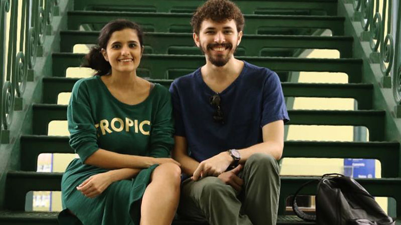 Bárbara Cariry e Arthur Leite estão concorrendo ao Troféu Mucuripe da Mostra Competitiva Brasileira de Curta-Metragem (Foto: Reprodução)