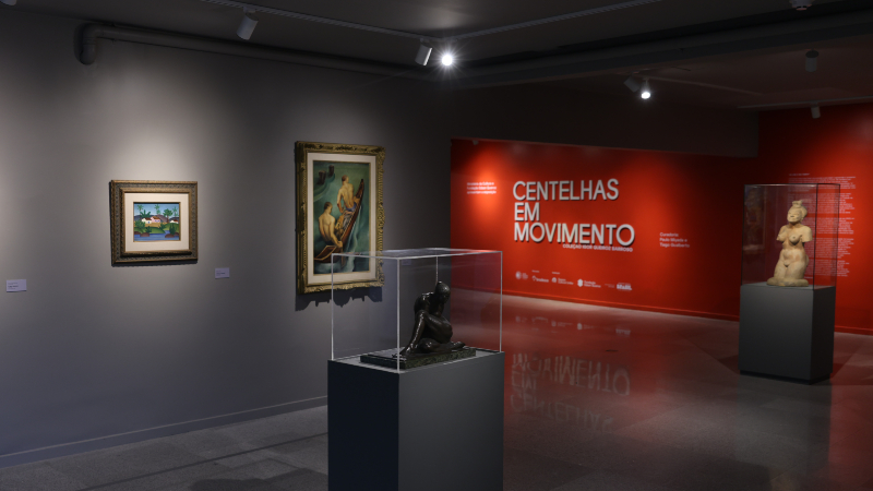 A exposição tem 190 obras, de autoria de mais de 55 artistas (Foto: Ares Soares)