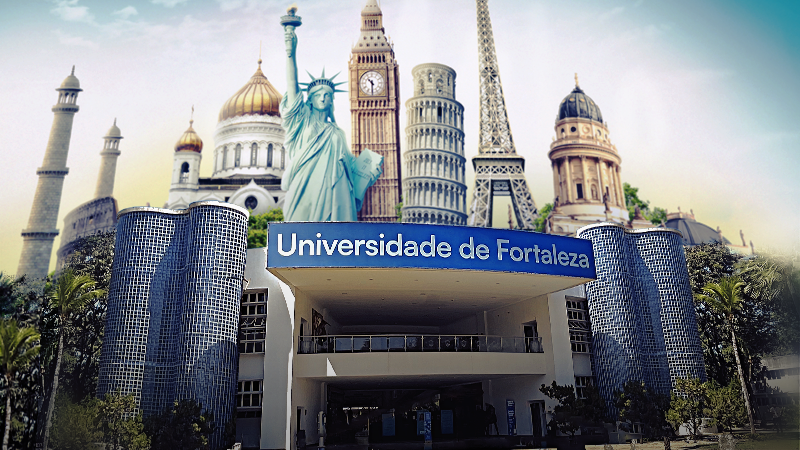 A Unifor promove a internacionalização por meio de diversos projetos e iniciativas voltadas à comunidade acadêmica internacional (Imagem: Divulgação)