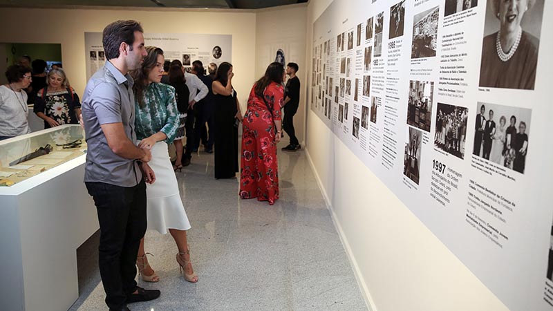 Exposição Yolanda Vidal Queiroz – Momentos em cartaz no Espaço Cultural Unifot (Foto: Ares Soares)