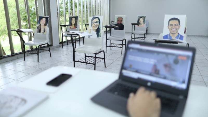 A Universidade de Fortaleza desenvolve metodologias ativas para aproveitar o potencial que a tecnologia traz para o dia a dia dos alunos (Foto: Ares Soares)