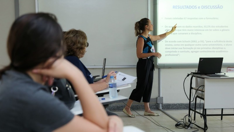 Tradição no calendário da Unifor, os Encontros Científicos funcionam como espaço para refletir o conhecimento científico produzido pela comunidade acadêmica, além de incentivar a formação de pesquisadores (Foto: Ares Soares)