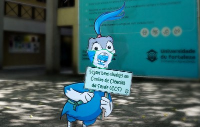 A Universidade de Fortaleza preparou todo o campus para receber os estudantes na retomada das atividades práticas em segurança. (Foto: Acervo pessoal)