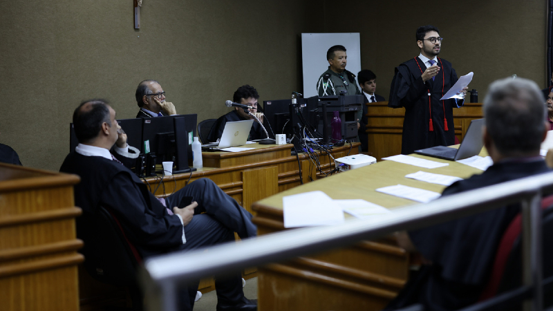 A participação dos estudantes no Tribunal do Júri foi decisiva para o resultado de absolvição do réu (Foto: Ares Soares)