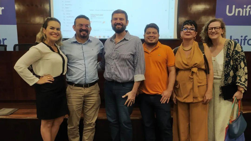 IX Colóquio Justiça em Quadrinhos reuniu profissionais, acadêmicos e estudantes no Auditório da Biblioteca Central da Unifor (Foto: Arquivo pessoal)