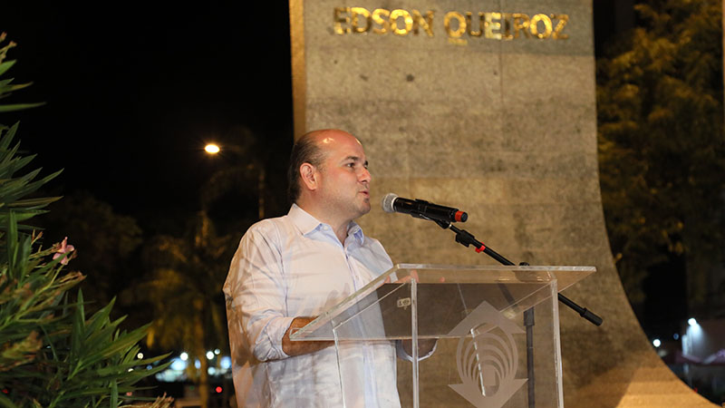 O Passeio Edson Queiroz foi lançado com a presença do prefeito Roberto Cláudio (Foto: André Lima)