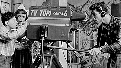 Em 1950, Assis Chateaubriand inaugura a TV Tupi e, com ela, a primeira estação de TV da América Latina. (Foto: Reprodução)