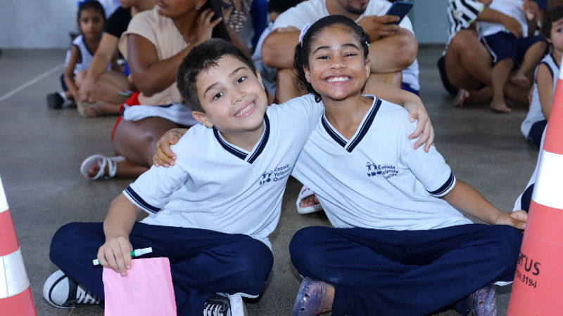 Inaugurada em 1982, a Escola Yolanda Queiroz oferece educação de qualidade às crianças das comunidades circunvizinhas à Unifor (Foto: Vito Moura)