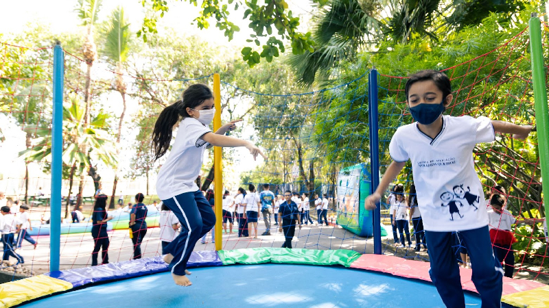 A Escola atende crianças da faixa etária de 4 a 12 anos, oferecendo educação gratuita e de qualidade (Foto: Lucas Plutarcho)