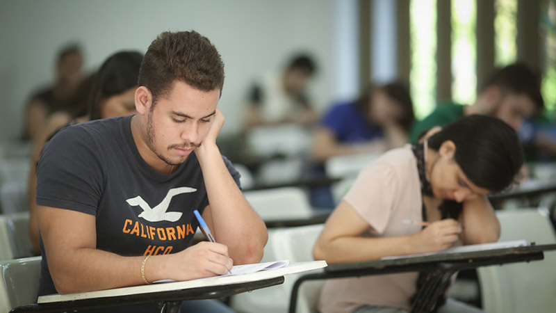 O vestibular aconteceu no campus da Unifor, no dia 28 de maio (Foto: Ares Soares)