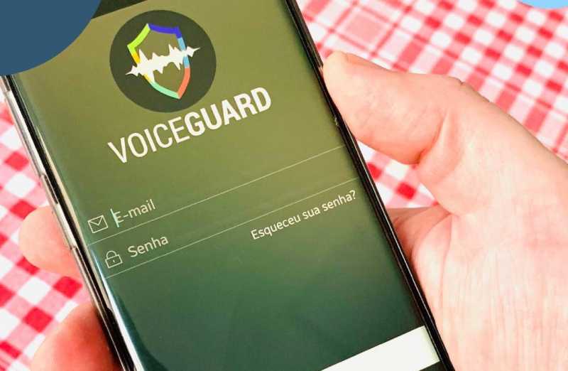 O aplicativo VoiceGuard, desenvolvido por pesquisadores da Universidade de Fortaleza, está disponível para smartphones Android e iOS.