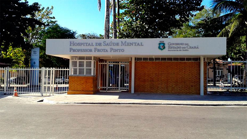 O Hospital de Saúde Mental Professor Frota Pinto, que compõe a estrutura organizacional da Secretaria de Saúde do Estado, é referência para o atendimento em Psiquiatria no Estado do Ceará (Foto: Divulgação)