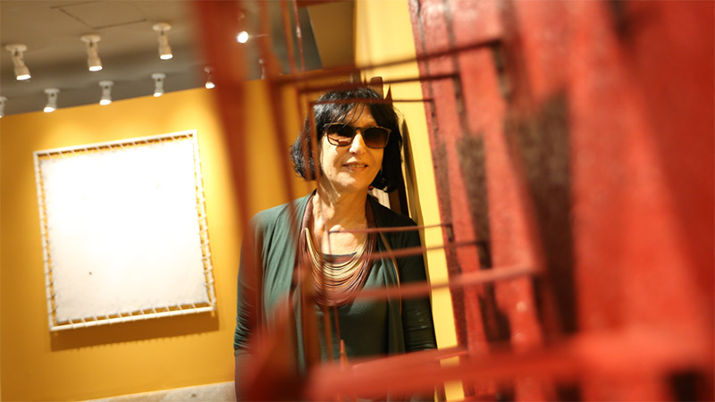 Uma das mais importantes e premiadas curadoras de artes visuais brasileiras, Denise Mattar já atuou no Museu da Casa Brasileira, do MAM/SP e do MAM/RJ (Foto: Cid Barbosa/DN)