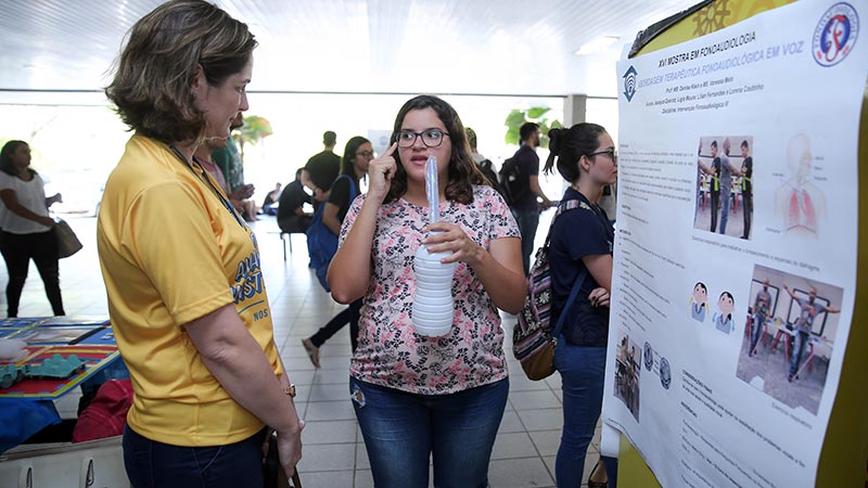 O objetivo é divulgar os trabalhos realizados pelos alunos das disciplinas do Curso de Fonoaudiologia (Foto: Ares Soares)