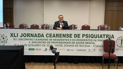 Registros da 41ª edição da Jornada Cearense de Psiquiatria, em 2019 (Foto: Sociedade Cearense de Psiquiatria - SOCEP)