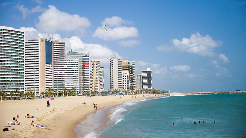 Orla da Avenida Beira-Mar, em Fortaleza, receberá campanha informativa sobre saúde realizada pelos cursos da Unifor (Foto: Ares Soares)