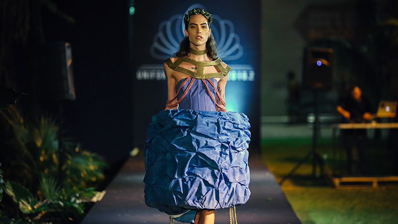O UMI é um evento criado para a exposição de trabalhos de moda dos alunos do 1º ao 5º semestre e acontece duas vezes ao ano. (Foto: Ares Soares)