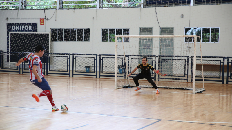 O Ginásio poliesportivo da Unifor será um dos espaços utilizados para momentos práticos do curso (Foto: Ares Soares)