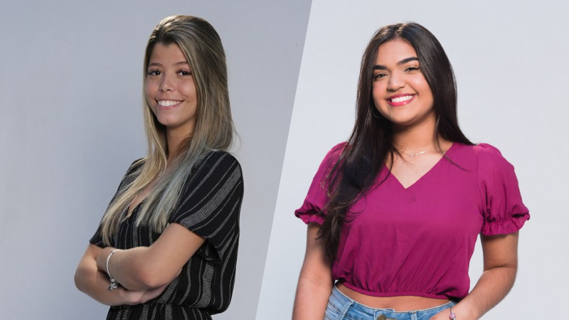 Transmissão será apresentada pelas estudantes de jornalismo Melina Melo e Giovanna Borges (Foto: Divulgação)
