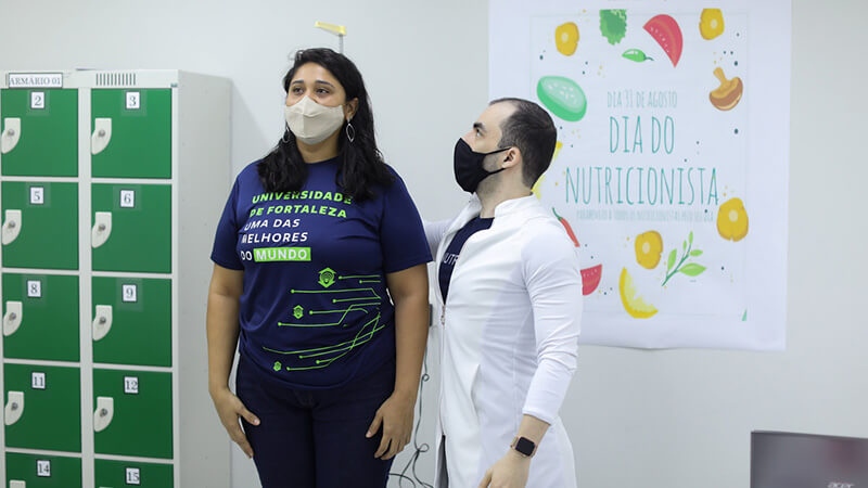 As avaliações acontecerão nos laboratórios de antropometria e avaliação nutricional o Bloco H