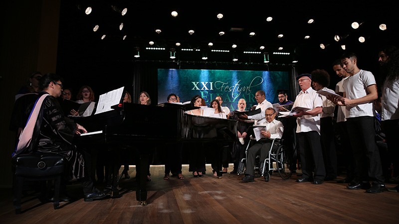 Edição anterior do Festival, em 2019. Em 2021, a programação acontece de 11 a 25 de julho com concertos e aulas online (Foto: Ares Soares)