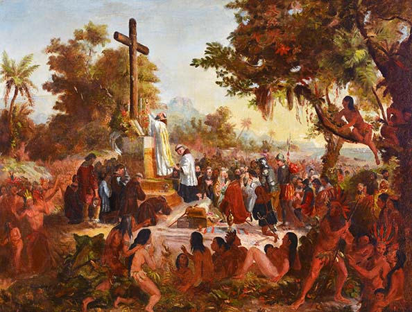 Victor Meirelles - Primeira Missa - 1859 - óleo sobre tela
