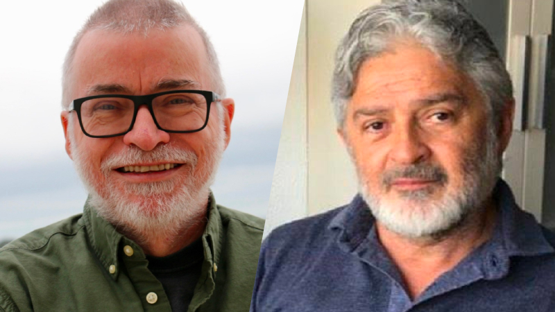 Lira Neto (à esquerda) e Nilton Almeida (à direita) discutirão a saga dos judeus sefarditas em bate-papo organizado pela Unifor (Fotos: Arquivo Pessoal)