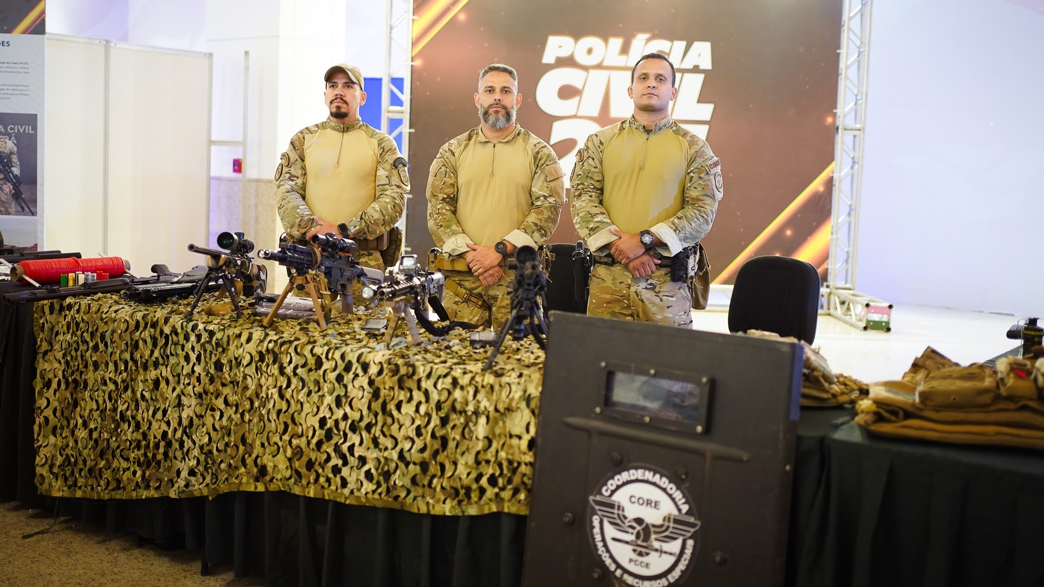 Durante o evento, a Polícia Civil realizará uma exposição com diversos equipamentos. Foto: Denilson Araújo/SSPDS