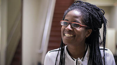Djamila Ribeiro é graduada em Filosofia pela Universidade Federal de São Paulo (Unifesp) e mestra em Filosofia Política na mesma instituição. Foto: Guilherme Santos/Sul21