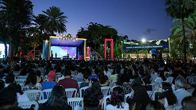O evento teve um público total de mais de 20 mil pessoas nos quatro dias de evento, no Campus da instituição. Foto: Ares Soares.
