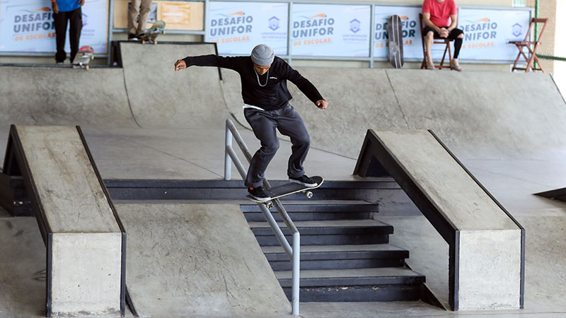 A novidade deste ano foi a Etapa Radical, que contou com as modalidades skate (park e street), vôlei de praia em quarteto e beach tennis em duplas (Foto: Ares Soares)