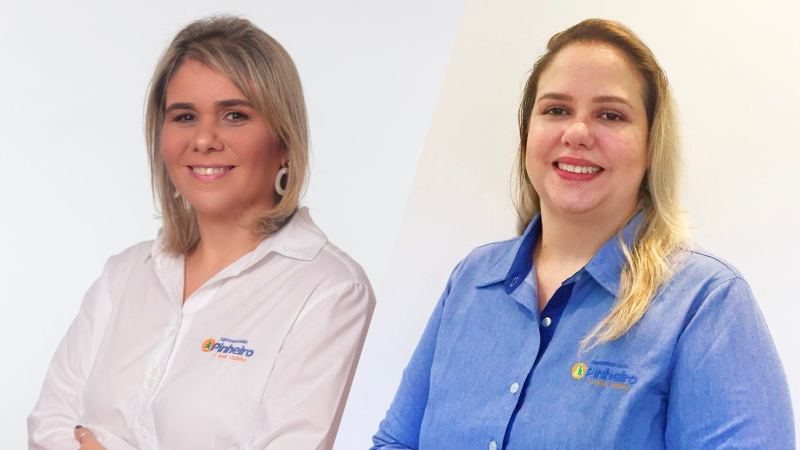 Grupo Supermercado Pinheiro participa com as gestoras Xênia Pinheiro e Elayne Cristina(Foto: Divulgação)