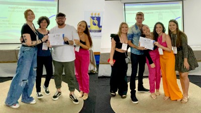 Alunos da Unifor foram premiados no Intercom Nordeste, que aconteceu em Salvador (Foto: Acervo Pessoal)